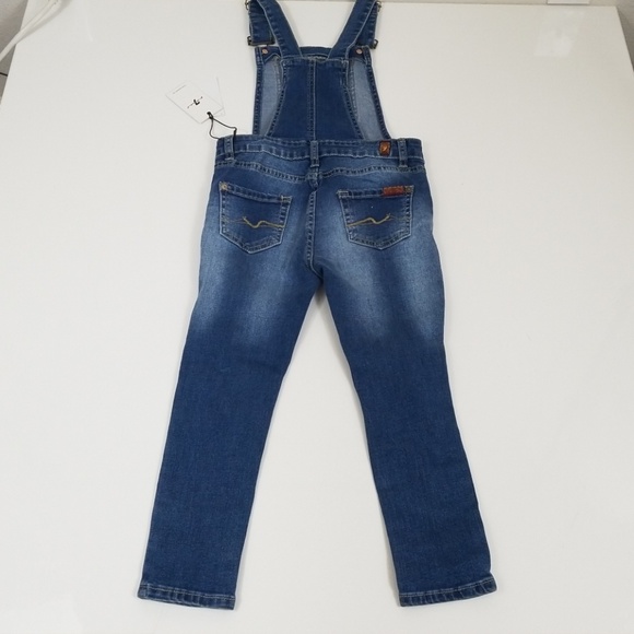 7 for all mankind Overall Patch Destroyed Jeans C2 - Picture 4 of 6